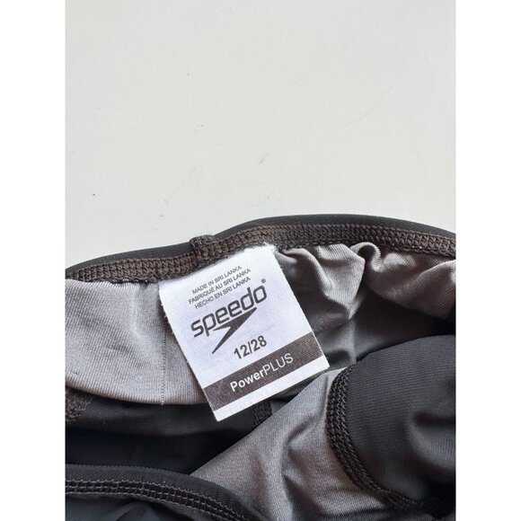 SPEEDO Powerplus Kneeskin Black Performance Racing Swimsuit, Size 12/28 - Picture 12 of 14